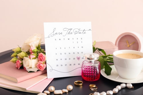 Save the date: Wedding planner calendar